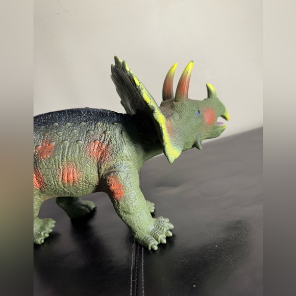 Triceratops Toys R Us Figure Large Dinosaur 16.5” Rubber/soft PVC figure. - Picture 3 of 11